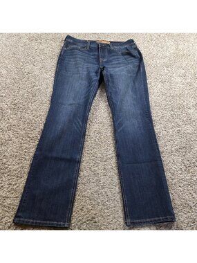 Seven7 Jeans Mens 34x32 Slim Straight Dark Wash Denim